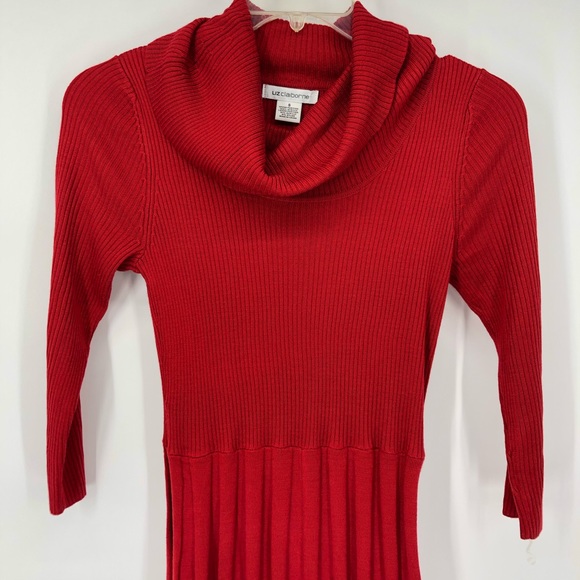 Liz Claiborne red weather dress - Picture 2 of 7